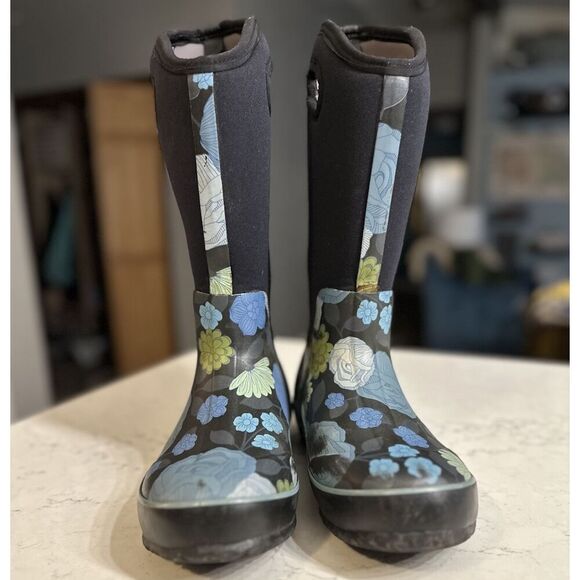 Bogs Women Classic High Jardin Rain Boot Size 8 EU 39 Warm Waterproof Fast Ship - Picture 2 of 16